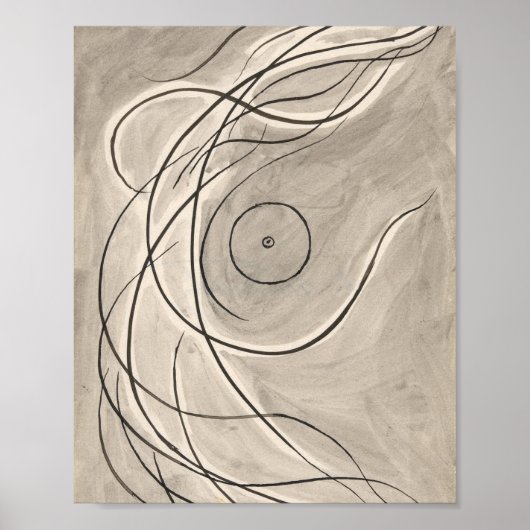 Tanzabstraktion | Abraham Walkowitz Poster (Vorne)