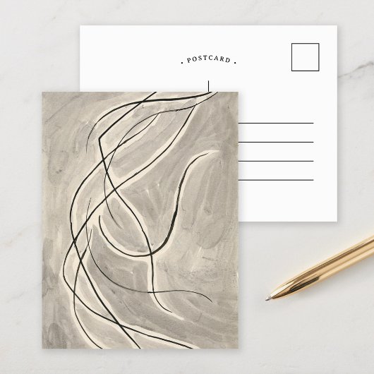 Tanzabstraktion | Abraham Walkowitz Postkarte