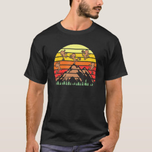 Tanzäffchen für Männer Frauen Tier Retro Vintage 2 T-Shirt