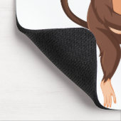 Tanzaffe Mousepad (Ecke)