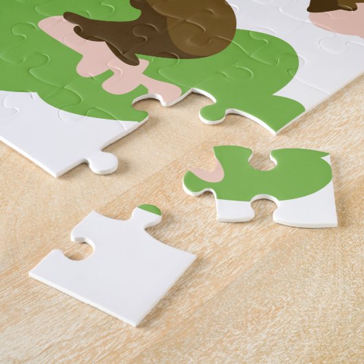 Tanzaffe Puzzle (Seite)