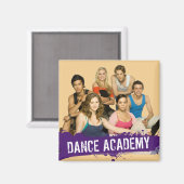 Tanzakademie Magnet (Vorderseite/Rückseite)