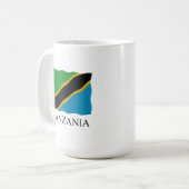 Tanzania flag kaffeetasse (Vorderseite Links)