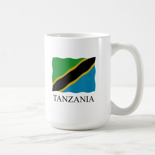 Tanzania flag kaffeetasse (Rechts)