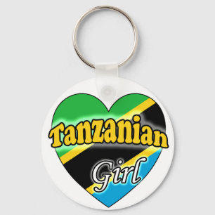 Tanzanian Girl Schlüsselanhänger