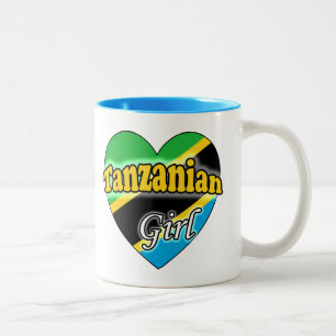 Tanzanian Girl Zweifarbige Tasse
