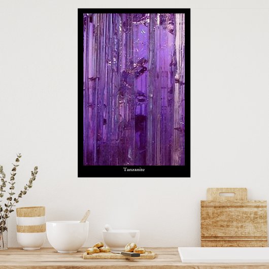 Tanzanit Poster (Küche)