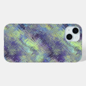 Tanzanite Blue Liquid Pattern Case-Mate iPhone Hülle (Rückseite (Horizontal))