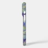 Tanzanite Blue Liquid Pattern Case-Mate iPhone Hülle (Rückseite / Links)