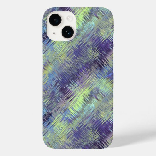 Tanzanite Blue Liquid Pattern Case-Mate iPhone Hülle (Rückseite)