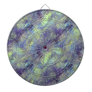 Tanzanite Blue Liquid Pattern Dartscheibe