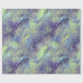 Tanzanite Blue Liquid Pattern Geschenkpapier (Flach)