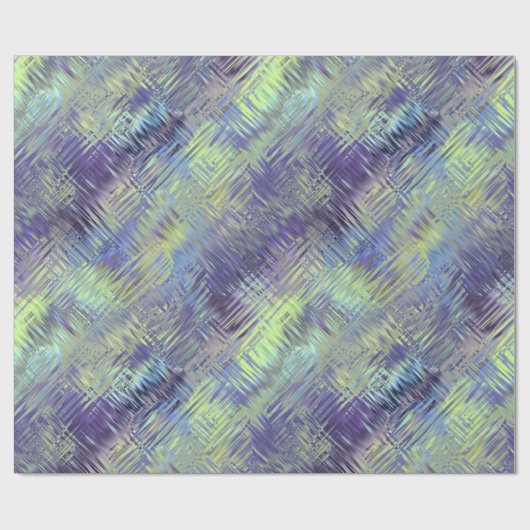 Tanzanite Blue Liquid Pattern Geschenkpapier (Flach)