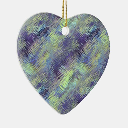 Tanzanite Blue Liquid Pattern Keramikornament (Rechts)