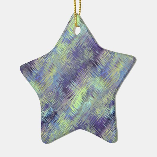 Tanzanite Blue Liquid Pattern Keramikornament (Links)