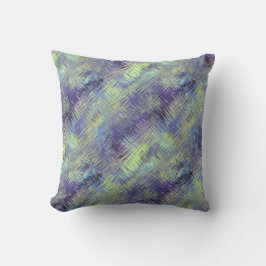 Tanzanite Blue Liquid Pattern Kissen