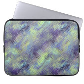 Tanzanite Blue Liquid Pattern Laptopschutzhülle (Vorderseite)