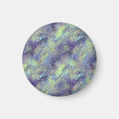 Tanzanite Blue Liquid Pattern Magnet (Vorne)