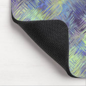 Tanzanite Blue Liquid Pattern Mousepad (Ecke)