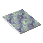 Tanzanite Blue Liquid Pattern Notizblock (angewinkelt)