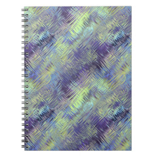 Tanzanite Blue Liquid Pattern Notizblock