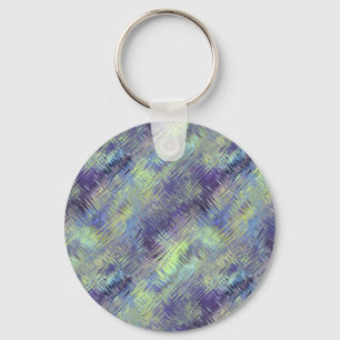 Tanzanite Blue Liquid Pattern Schlüsselanhänger