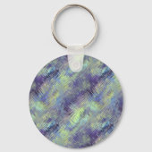 Tanzanite Blue Liquid Pattern Schlüsselanhänger (Rückseite)