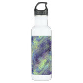 Tanzanite Blue Liquid Pattern Trinkflasche (Vorderseite)