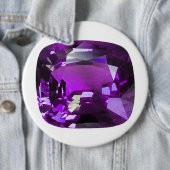Tanzanite Gemstone Lila Button (Beispiel)