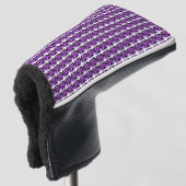 Tanzanite Gemstone Purple Golf Headcover (3/4 Vorderseite)