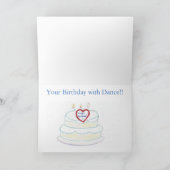 Tanzants KinderGeburtstagkarte Karte (Innenseite)