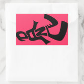 Tanzaufkleber Rechteckiger Aufkleber (Tasche)