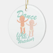 Tanzbabys Keramik Ornament (Links)