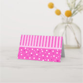 Tanzballerina Geburtstagsfeier Platzkarte (Rückseite)