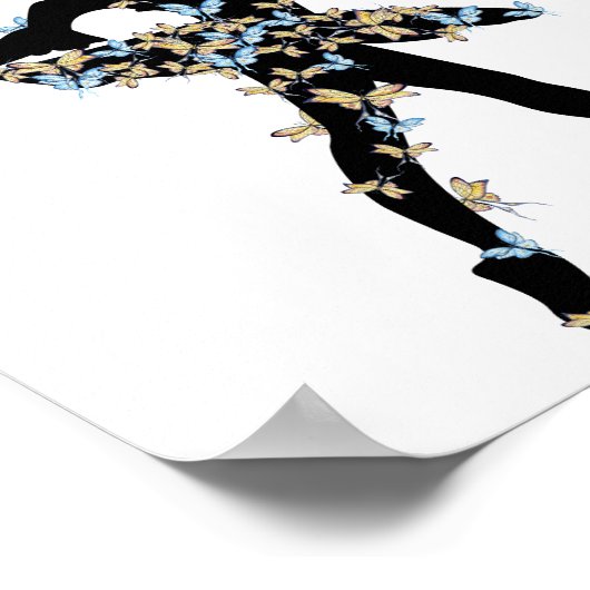 Tanzballerina Poster (Ecke)