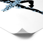 Tanzballerina Poster (Ecke)