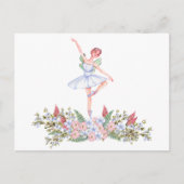 Tanzballerina Postkarte (Vorderseite)