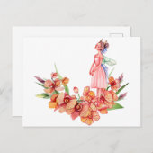 Tanzballerina Postkarte (Vorne/Hinten)