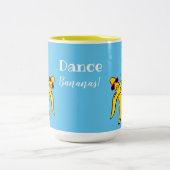 Tanzbananen Zweifarbige Tasse (Mittel)