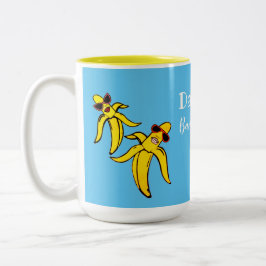 Tanzbananen Zweifarbige Tasse