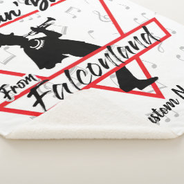 Tanzband aus Falconland Personalisiert Sherpadecke