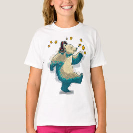 Tanzbär mit Kopfhörern T-Shirt