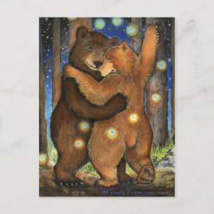 Tanzbär Postkarte
