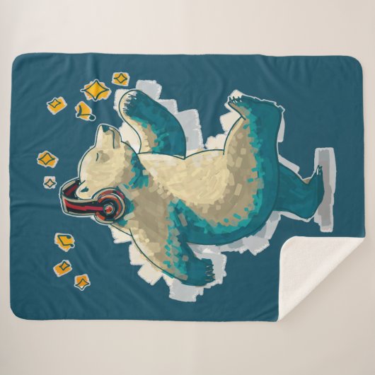 Tanzbär Sherpadecke (Vorderseite (Horizontal))