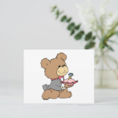 Tanzbärdesign Postkarte (Stehend Vorderseite)