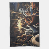 Tanzbären Handtuch Party Tiere Bärentuch Handtuch (Vertikal)