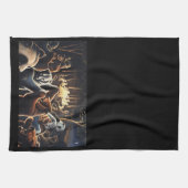 Tanzbären Handtuch Party Tiere Tee Handtuch (Horizontal)