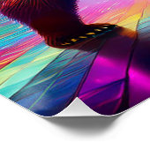 Tanzbären in der Diskothek Poster (Ecke)