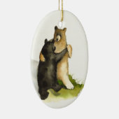 "Tanzbären" Keramik Ornament (Rechts)