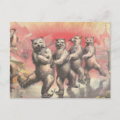 Tanzbären Postkarte (Vorderseite)